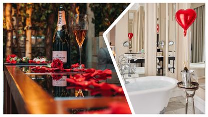 Roses as The Hari in London and a bath at The Clermont 