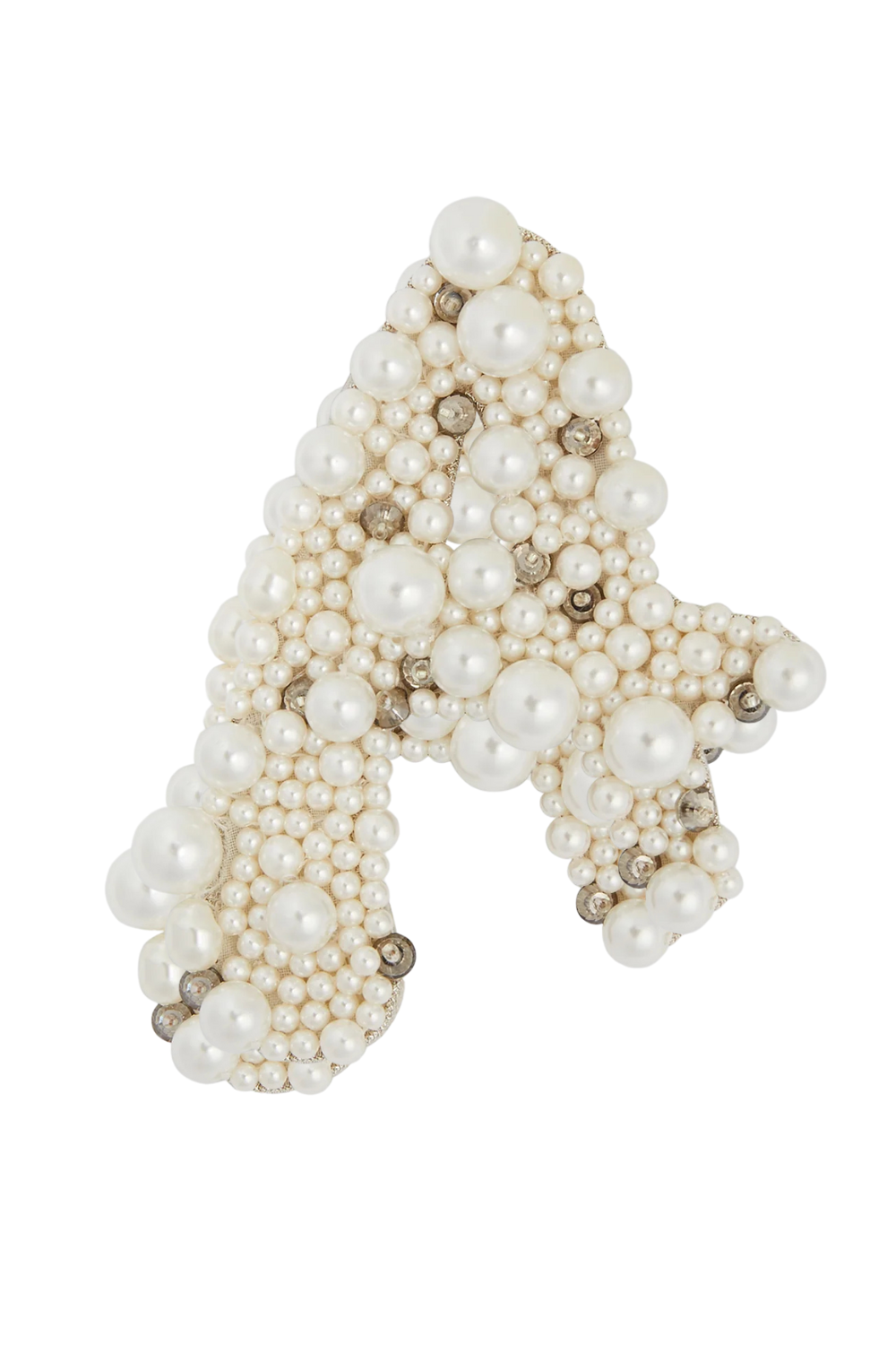 Pearl Alphabet Brooch a