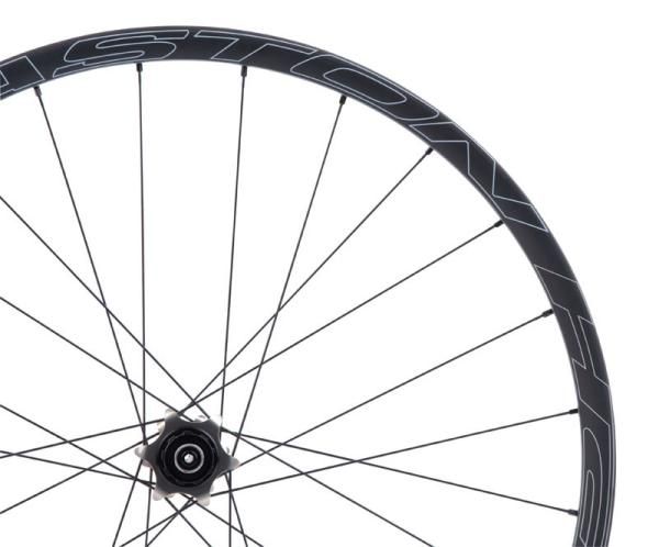 The hubs and spokes are borrowed from the standard aluminum Haven.