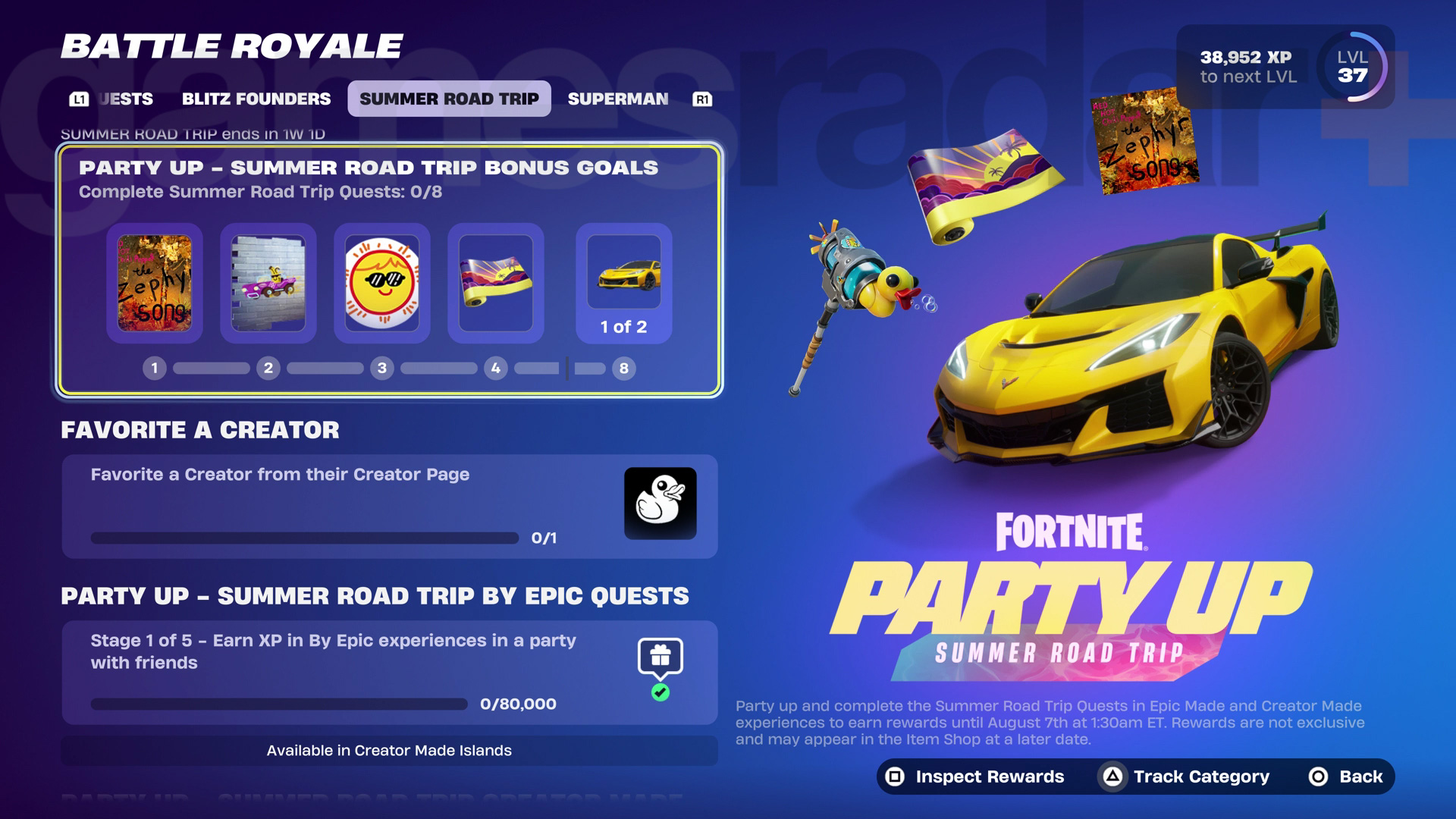 Fortnite Summer Road Trip Quests Chapter 6 Season 3