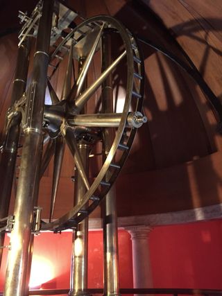 Italian astronomer Giuseppe Piazzi discovered Ceres on Jan. 1, 1801, using this instrument, called a Ramsden Circle. The telescope is on display at the Palermo Observatory in Sicily.