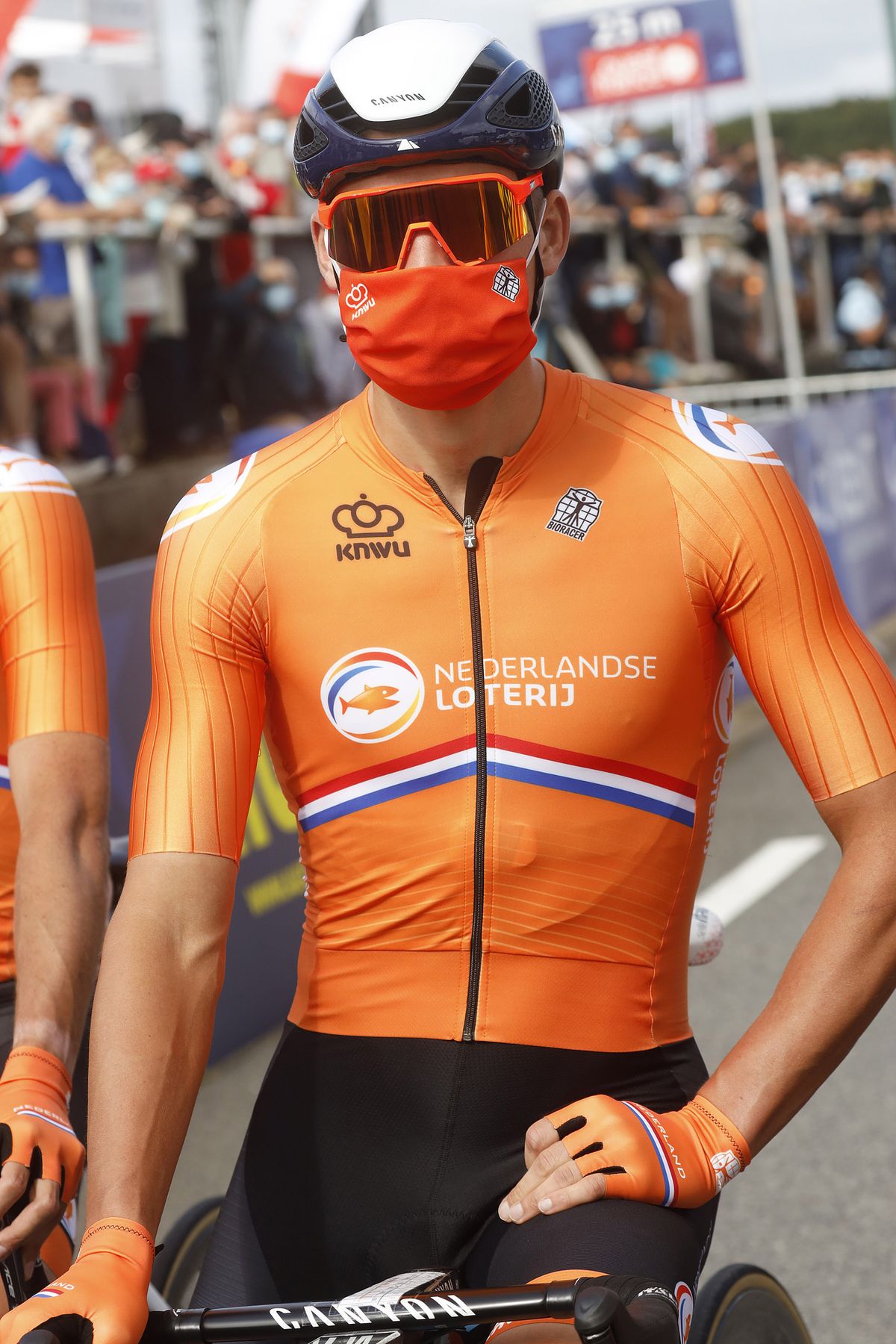 Mathieu van der Poel was hoping to take another championship jersey