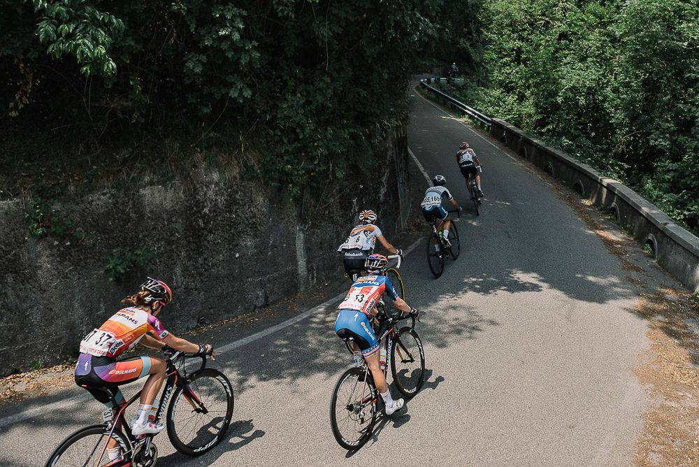 Evelyn Stevens, Megan Guarnier, Anna van der Breggen, Kasia Niewiadoma, Ashleigh Moolman-Pasio