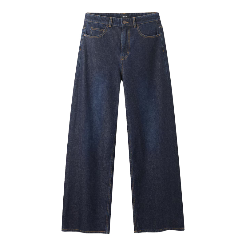 Me + Em dark wash wide leg jeans