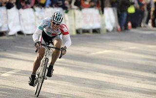 Philippe Gilbert (Omega Pharma - Lotto) launched the race-winning attack in the final kilometre.