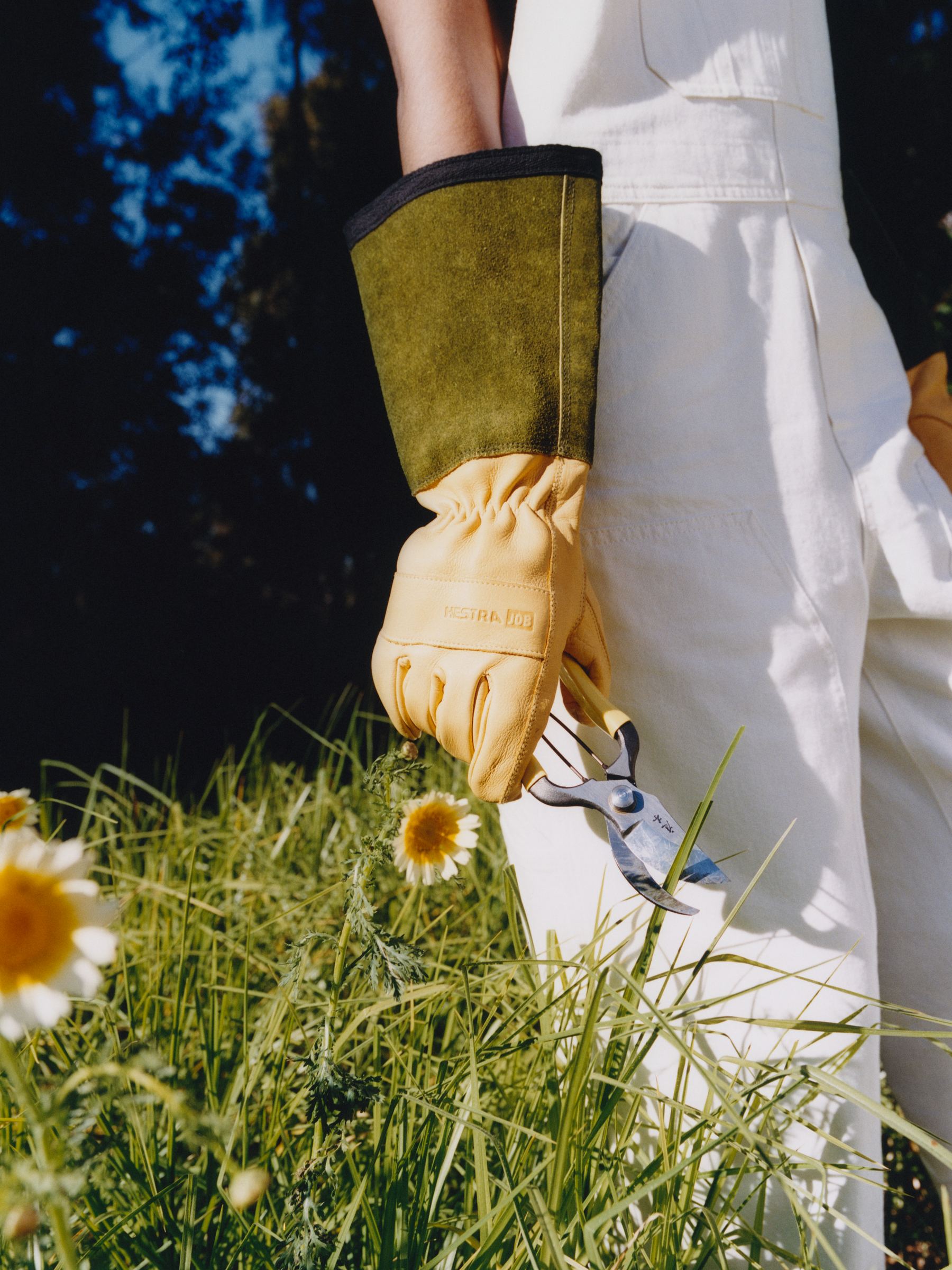 Hestra Gardener's Gauntlets – Yellow/green – Arket Gb