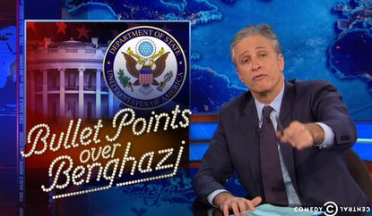 Jon Stewart snaps at Fox News over its selective outrage on Benghazi