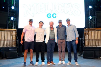 Member of Niblicks GC with LIV Golf CEO Greg Norman