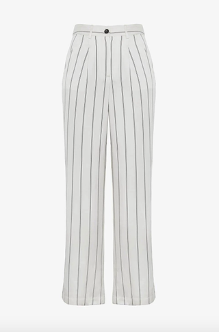 anine bing striped ryan trousers