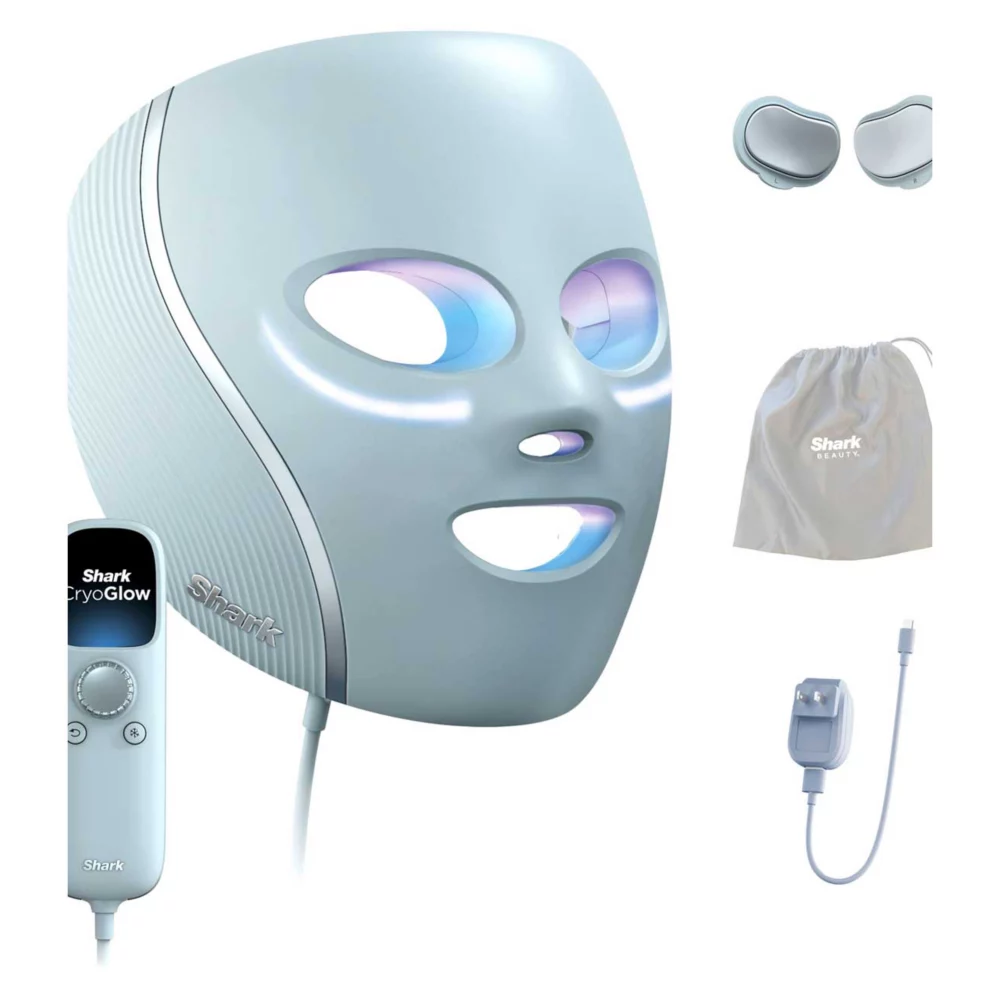 Shark Cryoglow Under-Eye Cooling & Led Anti-Ageing & Blemish Repair Mask - Blue Frost