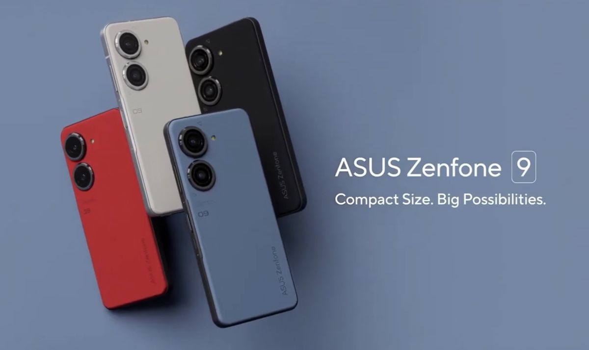 Screenshot of the video showing the new ASUS Zenfone 9.