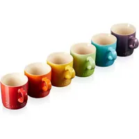 Le Creuset Stoneware Rainbow Coffee Mugs: was £85, now £54.99 at Amazon