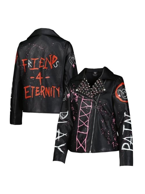 Alexa Bliss Women's Friends for Eternity Full-Zip Faux Leather Jacket