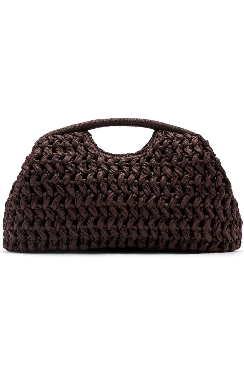 Natural Fiber Frame Clutch