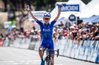 Katie Hall (UnitedHealthcare) wins stage 2 of the 2018 Amgen Women's Race at South Lake Tahoe