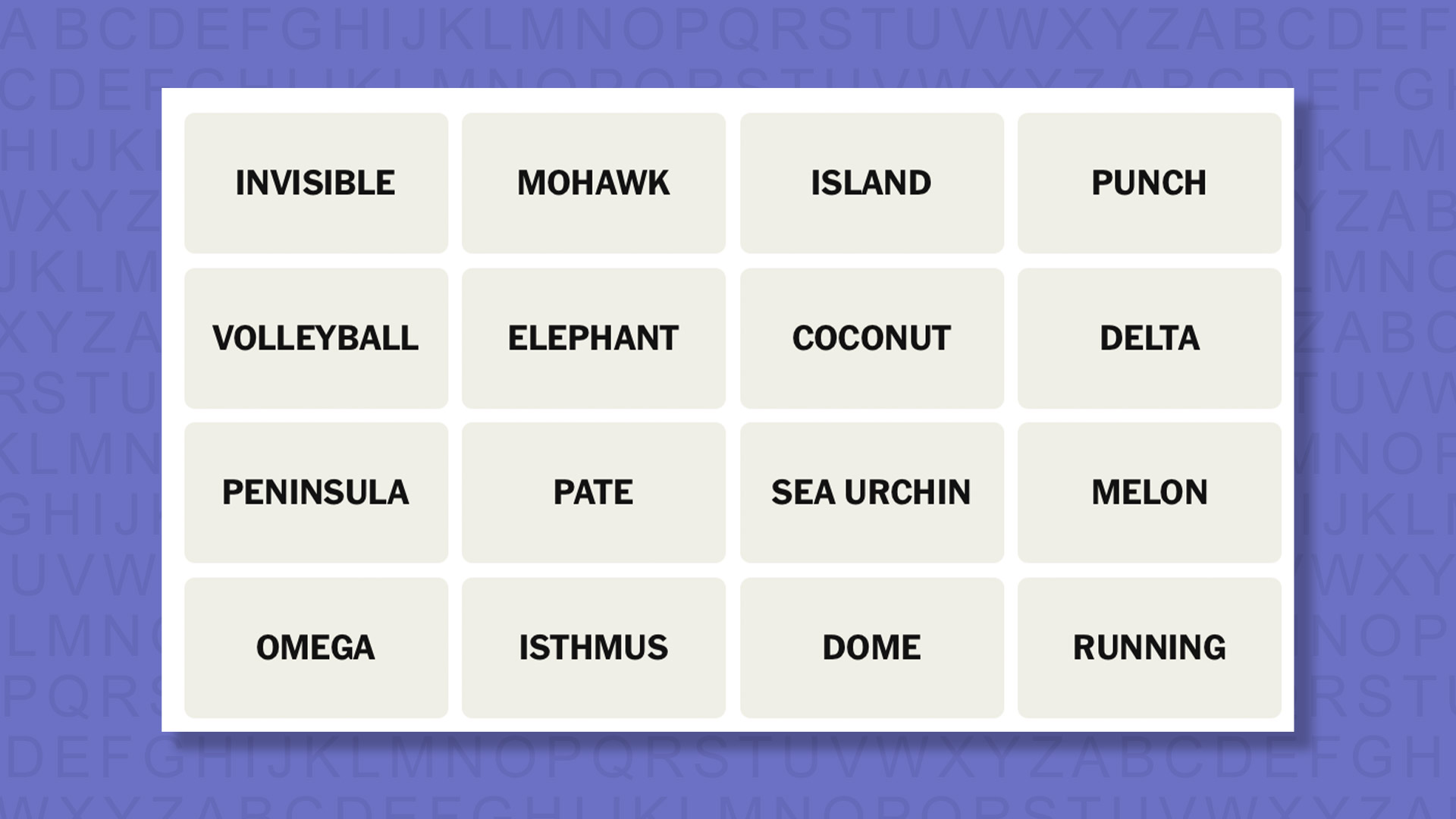 NYT Connections hints for game 1093 on a purple background