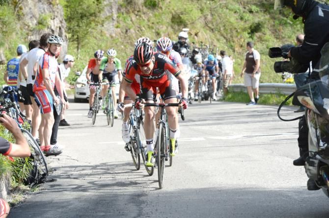 Cadel Evans (BMC Racing) couldn't hold the pure climbers