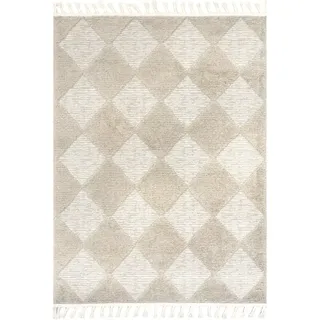 Nuloom Marissa High/Low Diamond Tassel Area Rug