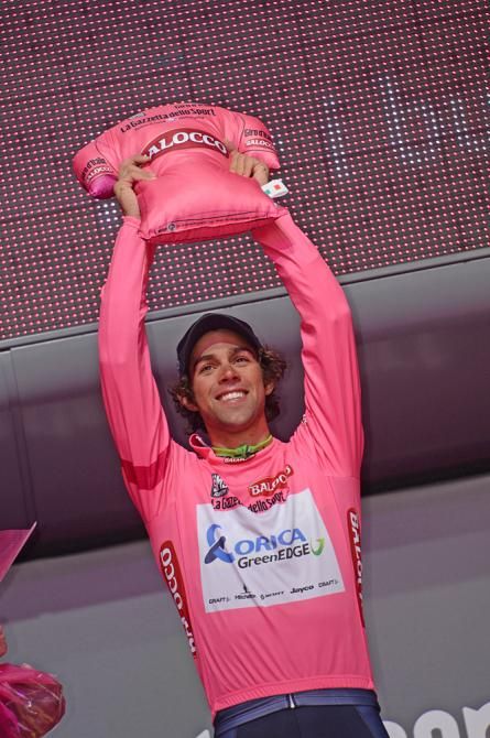 Orica GreenEdge's Michael Matthews took the race lead