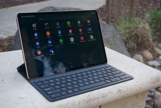 The Samsung Galaxy Tab S8+ and keyboard cover