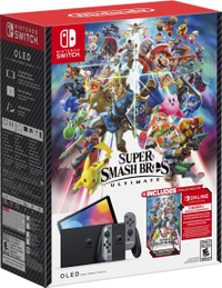 Switch OLED Super Smash Bros. Bundle: was $350 now $324 @ GameStop
$25 off w/ in-store pickup! Price check: $349 @ Amazon | $349 @ Best Buy