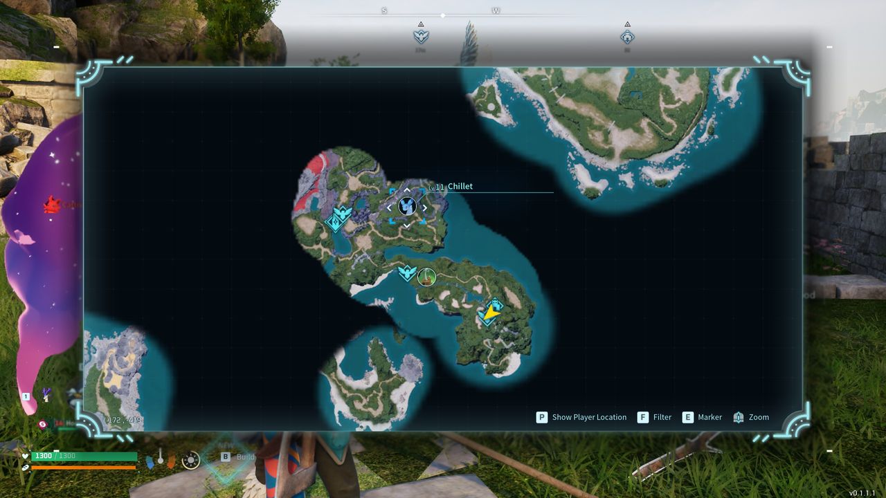 Palworld Ancient Civilization Parts - Chillet location