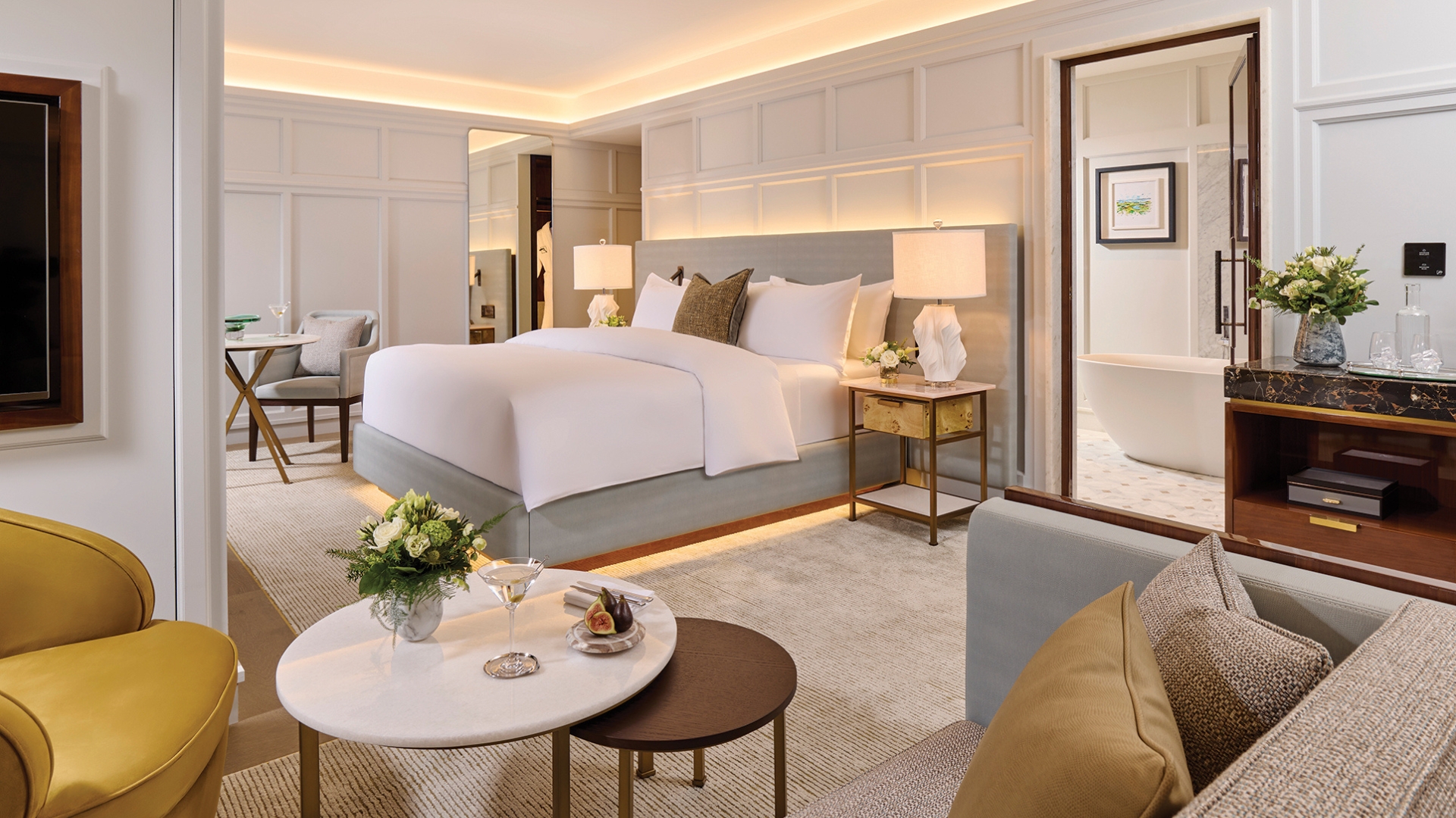 A hotel room at The Hawthorn by Galway Bay