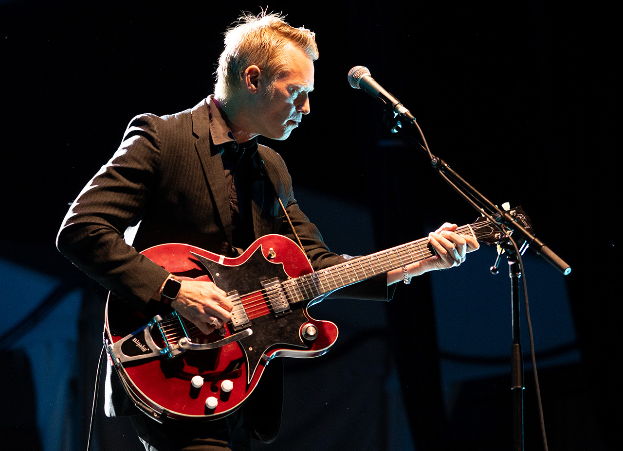 Xan McCurdy performs onstage with Cake at Summerfest 2025 at the Henry Maier Festival Park in Milwaukee, Wisconsin on June 27, 2025
