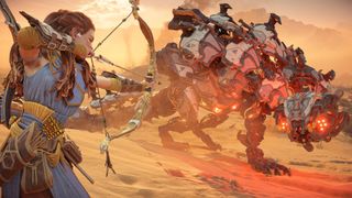 Horizon Forbidden West Aloy hunting Rollberack robot machine enemy