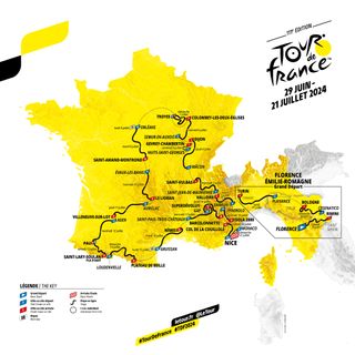 Tour de France 2024 route