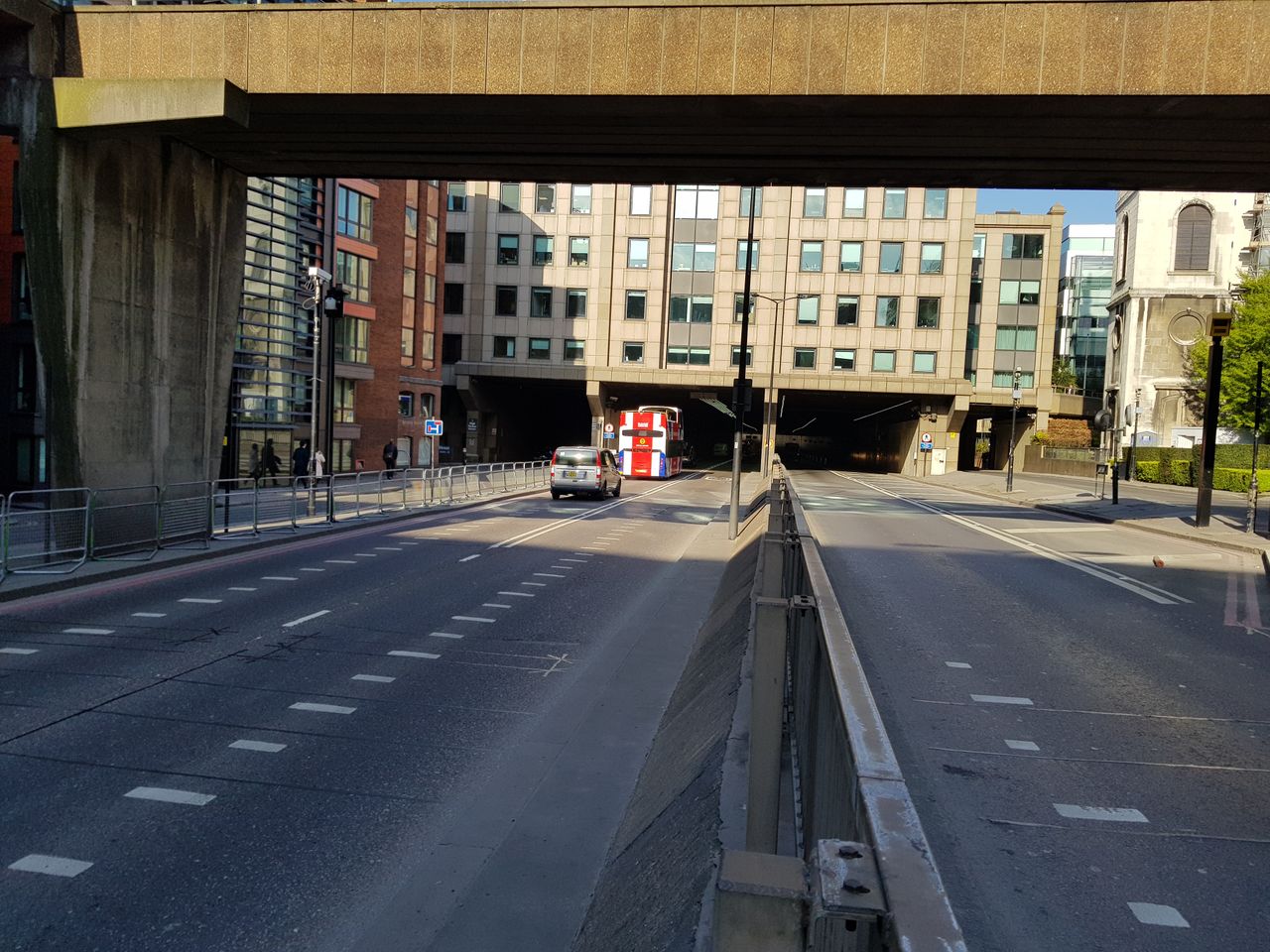Good news! There IS no hill in the underpass. But I was dying on my feet anyway. Yay!