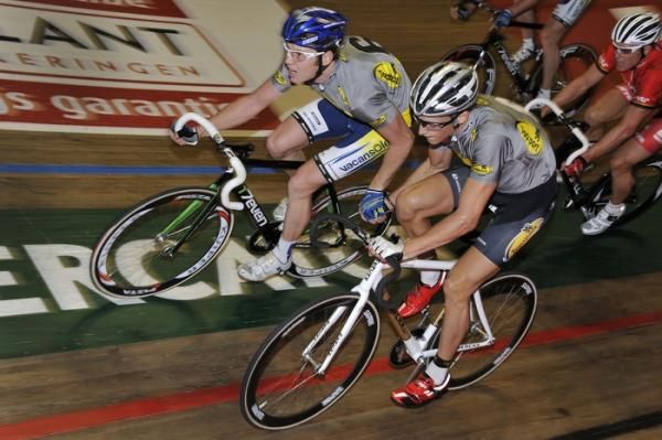 Tim Mertens and Pim Ligthar in action in Ghent.