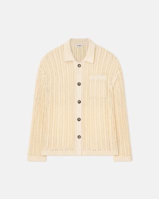 Jiske - Crochet Shirt - Creme