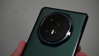 The Honor Magic V3 in green