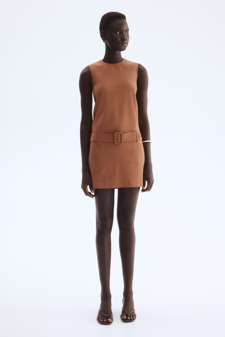 Belted Mini Dress