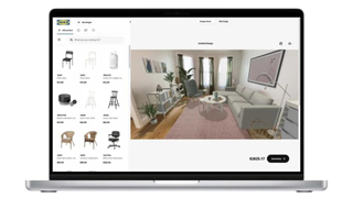 IKEA Kreativ letting a user redesign their home