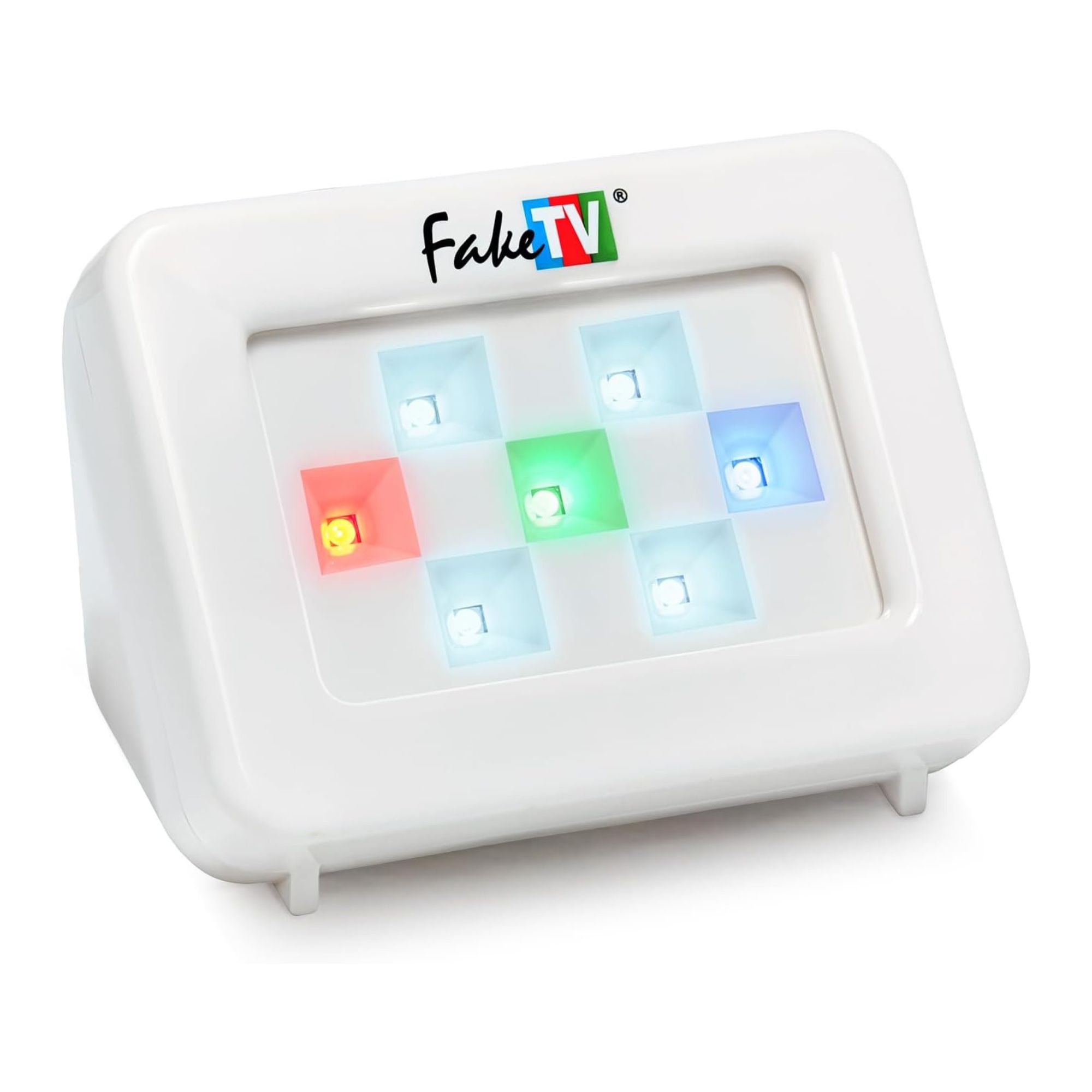 A white fake TV Mimic light