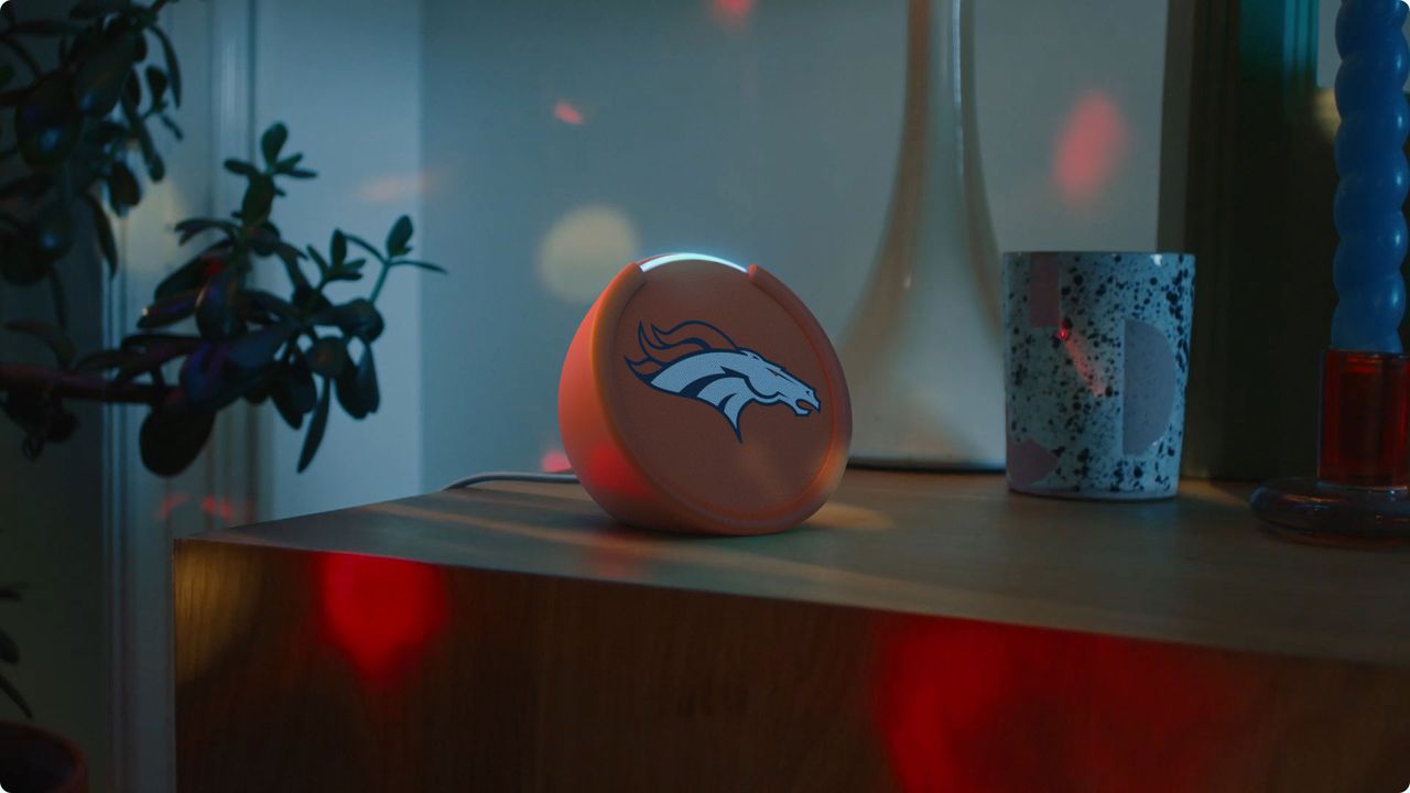 Amazon Echo Pop Denver Broncos