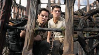 Mark Wahlberg and Tom Holland in Uncharted