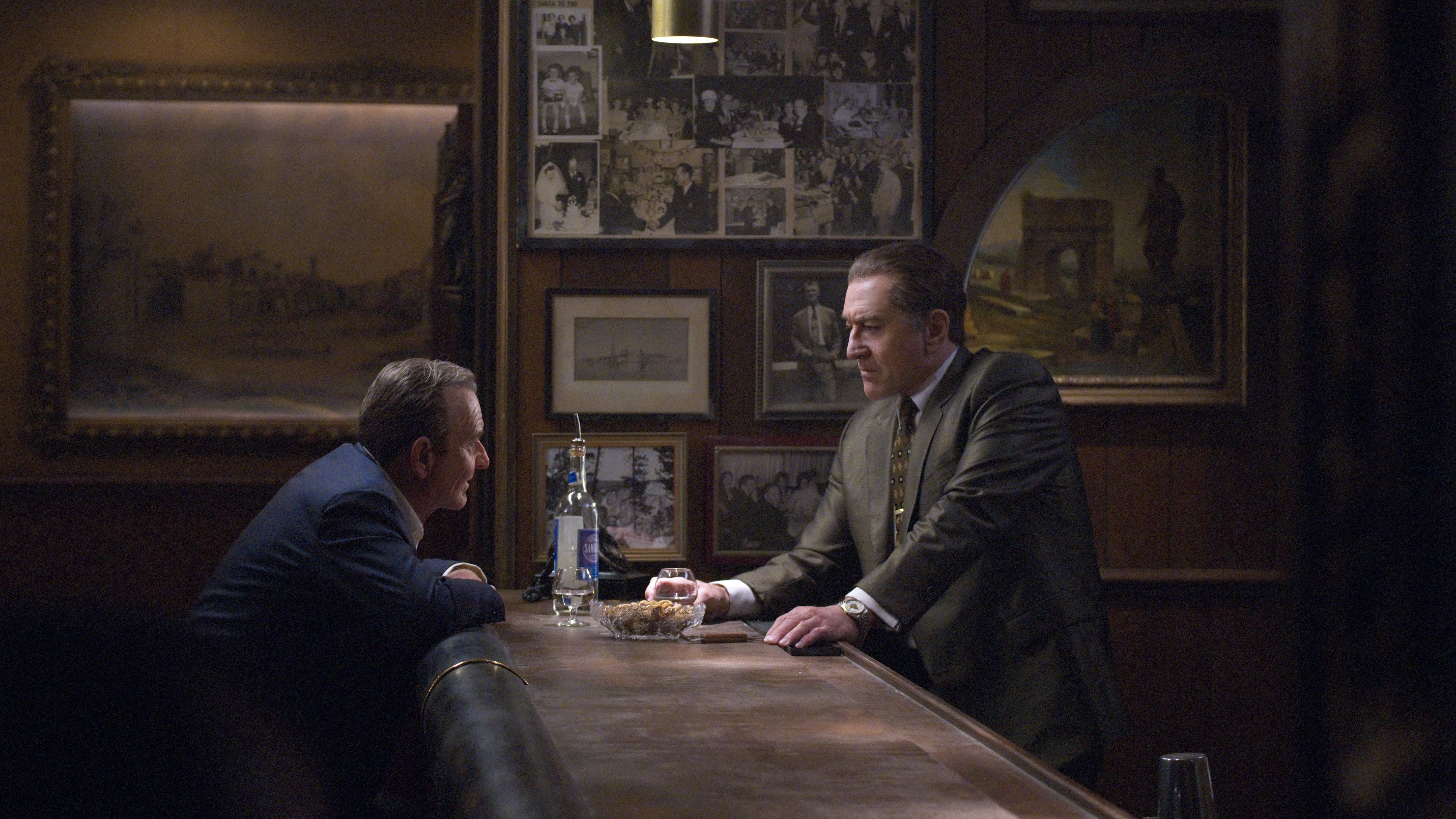 Joe Pesci (Russell Bufalino) , Robert De Niro (Frank Sheeran) in The Irishman