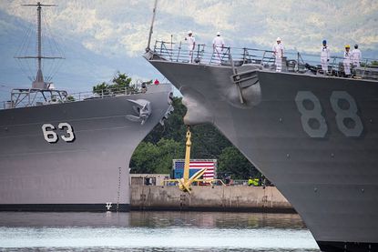 The U.S. commemorates the 74th anniversary of Pearl Harbor in 2015.