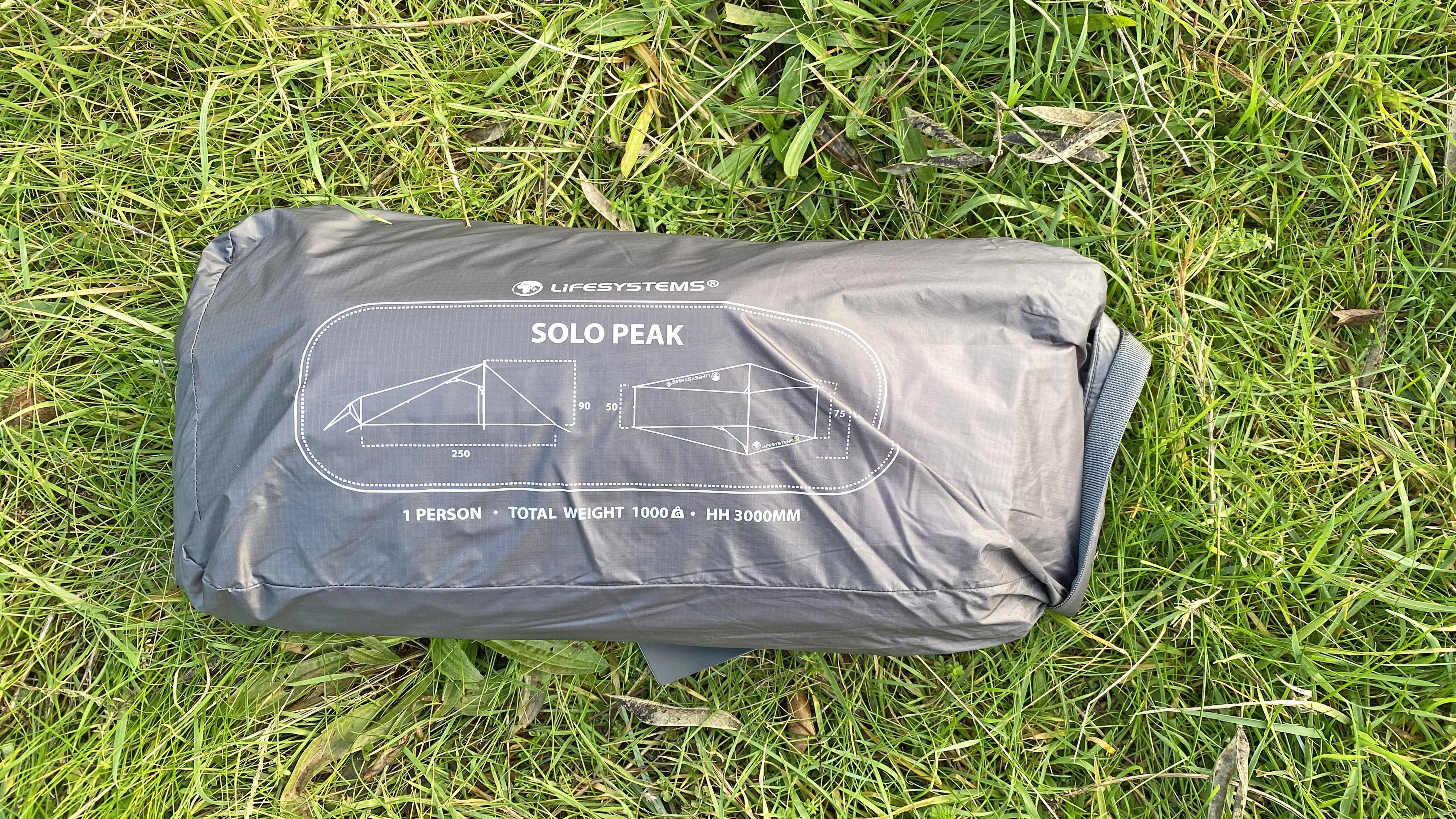 Lifesystems Solo Peak Tent - packed