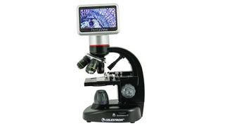 Portable Digital Microscope for Kids, 1000X Handheld Digital Microscope &  Telescope with 2 LCD Screen, Camera & Video Mini Microscope with  Adjustable LED Lights, 32GB SD Card and Sample Slides 