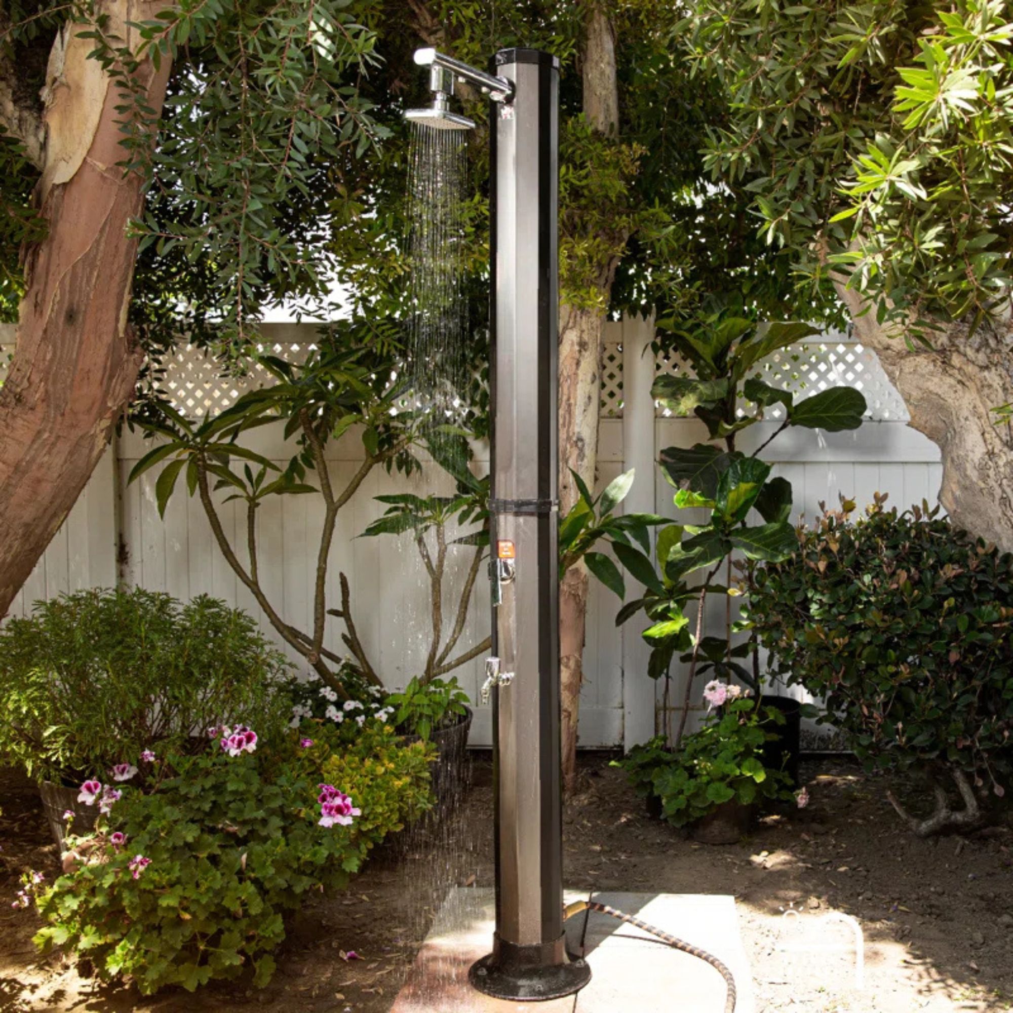 Solar Powered Freestanding Outdoor Shower