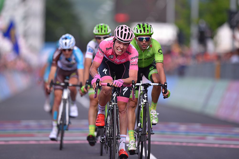 Bob Jungels (Etixx-QuickStep) loses the pink jersey on stage 13