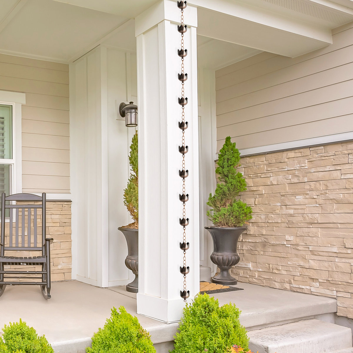 Freeport Park&amp;reg; Milliner Rain Chain &amp;amp; Reviews | Wayfair