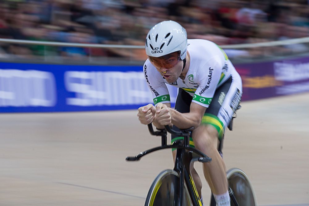 Jack Bobridge (Australia) earned the silver medal in the men's team pursuit