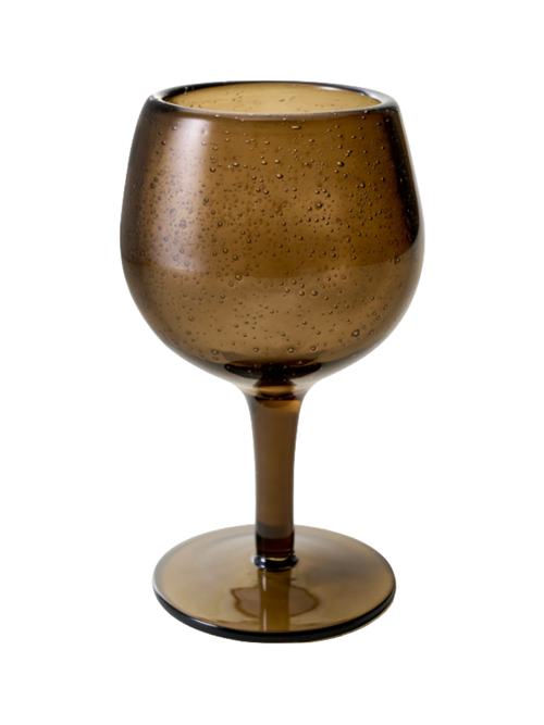 Amber Wine Glass