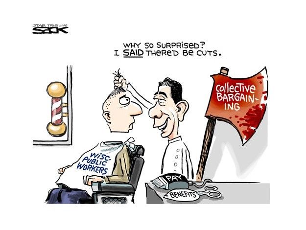 Scott Walker&amp;#039;s chopping block