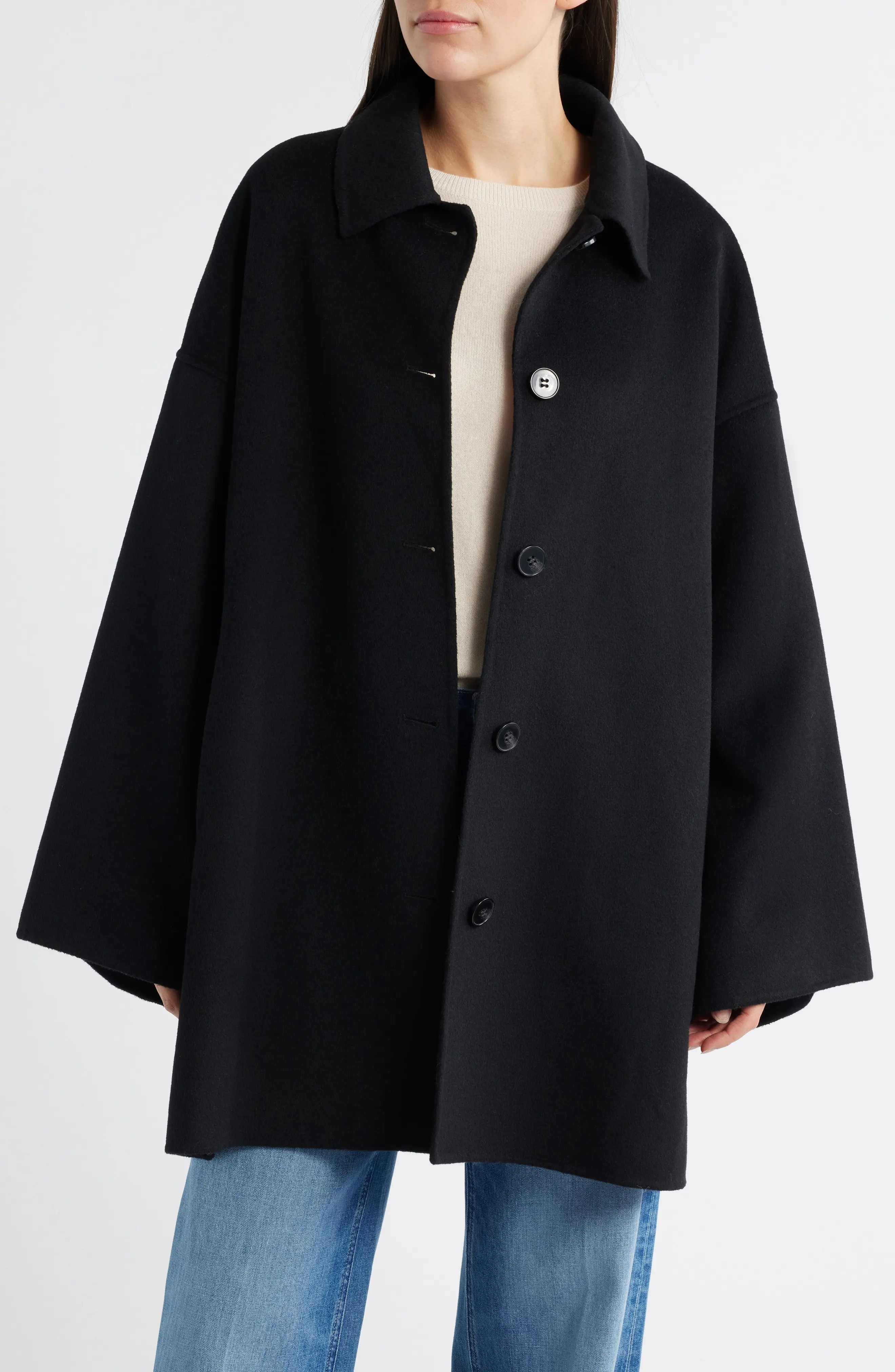 Nordstrom Black Friday 2025 Bernardo Double Face Car Coat.